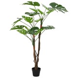 vidaXL Planta artificială Monstera Verde 70 x 16 x 130 cm 42042071