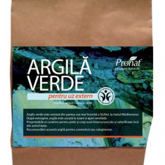 Argila verde cu pulbere fina pentru uz extern, 500g, Pronat