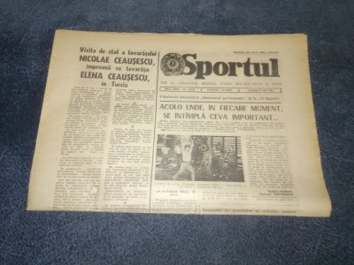 ZIARUL SPORTUL 21 MAI 1983 foto