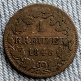 Moneda - Bavaria - 1 Kreuzer 1848, Europa