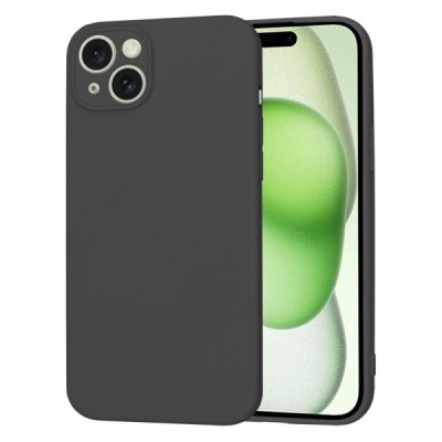 Husa pentru Apple iPhone 15 Plus, Techsuit, SoftFlex, Neagra foto