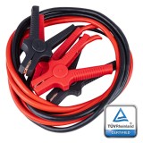 Cabluri de pornire auto AMiO 350A 3,5 m pentru baterii 12/24V, certificat TUV, sectiune 38,5 mm2, diametru 12 mm, geanta practic