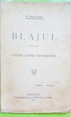 D571-Dr. IOAN RATIU-Blajul 1911 tiparita Brasov.