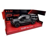 Macheta Dodge RAM Mammoth 1000 Hennessey negru 1:32 replica metal lumini si sunete usi capota si portbagaj deschise