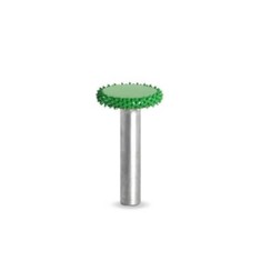 Rotačn&aacute; hrana -pr. 19mm, stopka 6mm, Granulatie Saburr ASPRA - VERDE