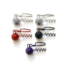 Plumb Fanatik Tirbuşon fațetat culoare MIX / 5gr / 5buc