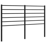 Cumpara ieftin Tablie de pat de schimb metalica, negru, 135 cm