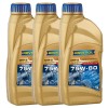 Ulei Transmisie RAVENOL MTF-2 75W80 Sintetic, Pachet 3 Litri, API GL-4, Ulei Cutie Viteze Manuala