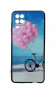 Husa telefon compatibila cu Samsung Galaxy A12, Roz, Bicicleta, 296HT, Silicon, Carcasa