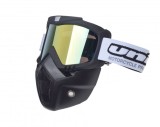 Ochelari motocross/atv/enduro Unit, model masca, culoare rama negru, lentila ogl... Cod Produs: MX_NEW AB361016B