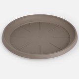 Farfurie Rotundă pentru Ghiveci din Plastic Culoare Mocca, CMCLASS