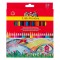 Set Creioane Colorate Triunghiulare, Little President, 24 Bucăți, Multicolor