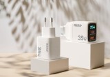 Adaptor Priza Neno 35W GaN3, Incarcare Rapida USB-C/USB-A, Display LED, Protectii Supracurent