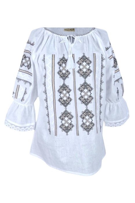Bluza tip ie dama R2, alb creta/bej safari , marimea 3XL