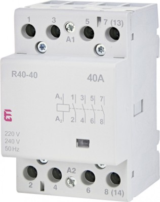 Contactor modular 40A 4ND R40-40 230V Eti 002463410 foto