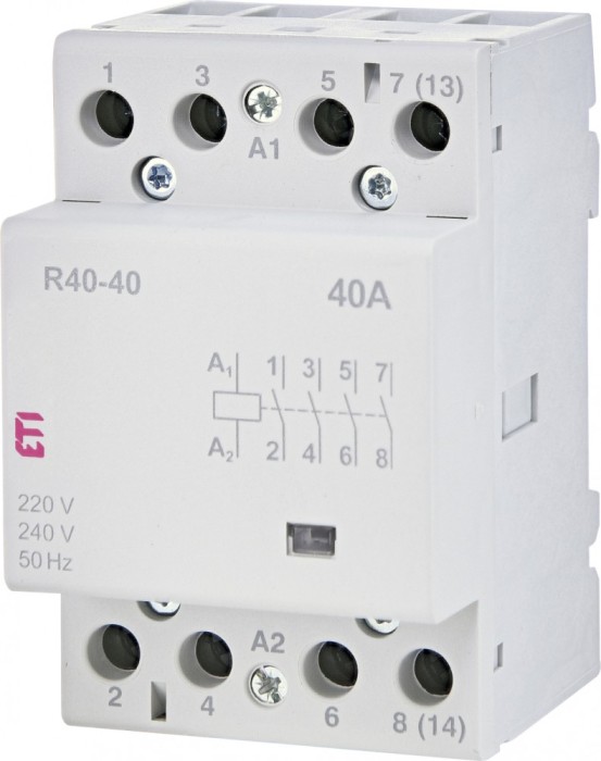 Contactor modular 40A 4ND R40-40 230V Eti 002463410