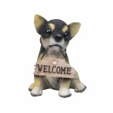 Decoratiune gradina din rasina, model catel, inaltime 20 cm