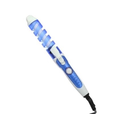 Ondulator ceramic FOXMAG24, pentru bucle, design ergonomic, albastru foto