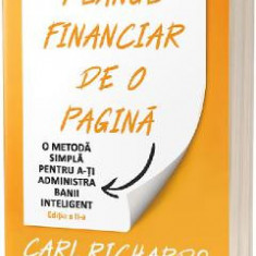 Planul financiar de o pagina - Carl Richards