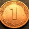 Moneda 1 PFENNIG - RF GERMANIA, anul 1979 * cod 2906 - litera G