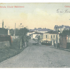 2666 - GALATI, Eliade street, Romania - old postcard - used - 1907