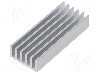 Radiator extrudat, aluminiu, 50mm x 21mm, naturala, FISCHER ELEKTRONIK - SK 652 50 AL foto