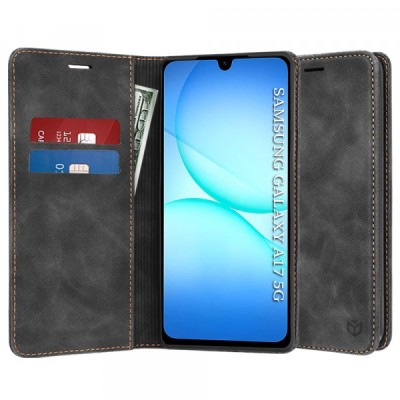 Husa pentru Samsung Galaxy A17 4G / A17 5G, Techsuit, Confy, Neagra foto