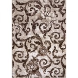 Covor Model Cappuccino 16003-12, Marime 60 x 110 cm, Maro, Inaltime Fir 7 mm, Antialergic, Polipropilena, Living, Dormitor, Sufragerie, Birou