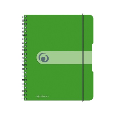 Caiet a5 80f spirala elastic perforat eotg coperta pp verde foto