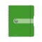 Caiet a5 80f spirala elastic perforat eotg coperta pp verde