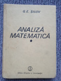 G. E. Silov - Analiza matematica (editia 1989), cartonata, 468 pag