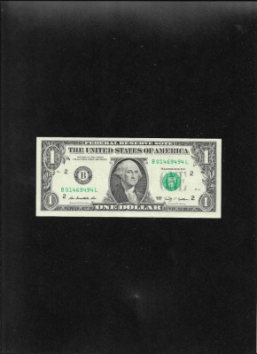 Statele Unite SUA USA 1 dollar 2009 New York B seria01469494 foto