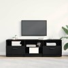 VidaXL Cabinet TV cu sertar Negru 150 x 33.5 x 45 cm Lemn compozit 862744