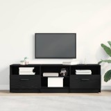 VidaXL Cabinet TV cu sertar Negru 150 x 33.5 x 45 cm Lemn compozit
