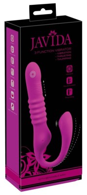 Vibrator cu Funcție de &amp;icirc;mpingere &amp;icirc;n 3 viteze Function Vibrator cu Capat foto