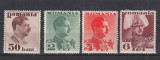 ROMANIA 1934 LP 108 CAROL II FARA POSTA UZUALE SERIE MNH, Nestampilat