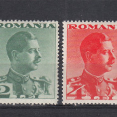 ROMANIA 1934 LP 108 CAROL II FARA POSTA UZUALE SERIE MNH