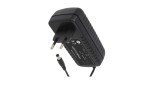T&aacute;pegys&eacute;g POS POSB12300A, POSB12300A, zasilacz 12V/3A/36W, czarny, horizont&aacute;lis adapter, gniazdo AC:CEE7/16. wtyk DC:2.1/5...