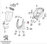 Carena fata originala Peugeot Vivacity 3 L &ndash; Vivacity 3 L Sportline 2T - Vivacity 3L 4T 50cc (rosie)