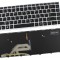 Tastatura HP Neagra ProBook 640 G5 cu Rama Argintie iluminata backlit