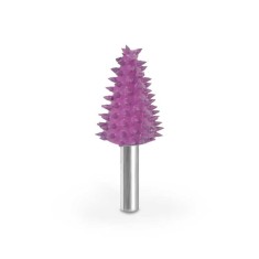 Biax sculptura lemn SABURR - Cap conic 19 mm tija 6 mm, Granulatie Saburr Giga ASPRA - Violeta