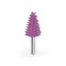 Biax sculptura lemn SABURR - Cap conic 19 mm tija 6 mm, Granulatie Saburr Giga ASPRA - Violeta