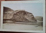 Fotografie pe carton, Romania, cariera de piatra, periopada interbelica