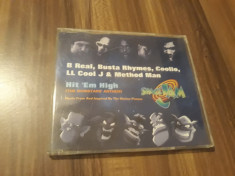 CD B REAL/BUSTA RHYMES/COOLIO/LL COOL&amp;amp; METHOD MAN-HIT EM HIGH ORIGINAL foto