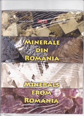 2018 MINERALE DIN ROMANIA, Lp 2200a, ALBUM FILATELIC! foto