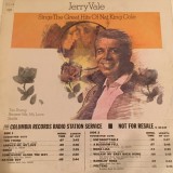 VINIL LP Jerry Vale &ndash; Sings The Great Hits Of Nat King Cole (EX)
