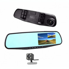 Oglinda auto DVR retrovizoare, camera fata-spate Full HD 1080 foto