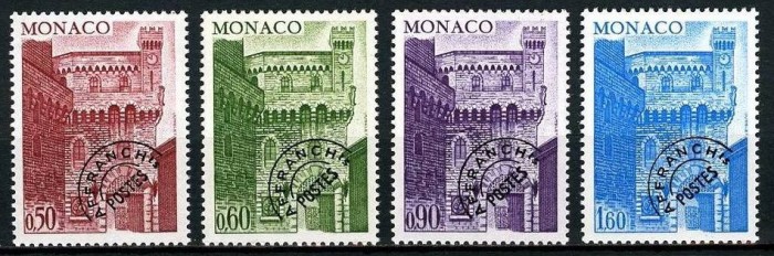 C4742 - Monaco 1976 - Preobliterate 4v. neuzat,perfecta stare