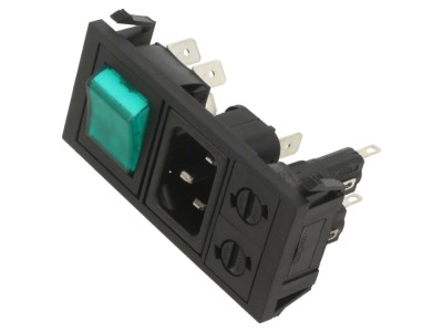 Conector alimentare AC 10A 250V foto