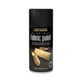 Cumpara ieftin Spray Vopsea Neagra Piele &amp; Textil Rust-Oleum 150ml - Reconditionare Tapiterie, Haine, Pantofi - Uscare Rapida, Flexibila